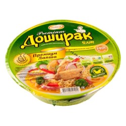 Лапша быстрого приготовления, Доширак 140 г Премиум с натуральным мясом курица