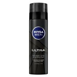 Гель для бритья мужской, Nivea (Нивея) 200 мл арт. 81789 Мен Ультра черный ультрагладкое скольжение с активным углем